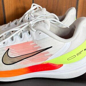 Nike Air Winflo 9 Running Shoes White/Crimson/Volt Men's Sz 11.5 - GUC